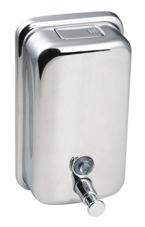 Przejdź do produktu Dozownik płynnego mydła 400ml, stal nierdzewna polerowana