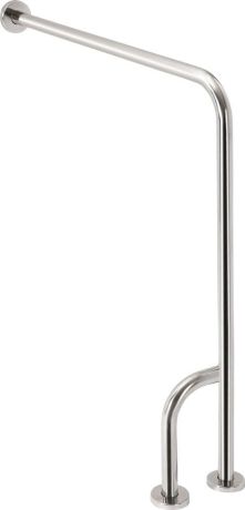 Przejdź do produktu HANDICAP poręcz wspierająca lewa 800x850mm, stal nierdzewna polerowana