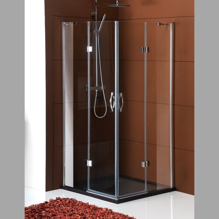LEGRO kabina prysznicowa narożna 900x900mm, szkło czyste