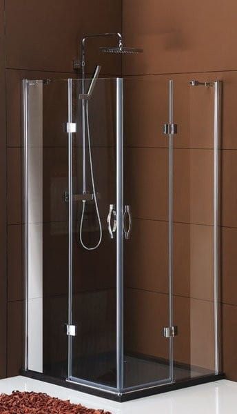 LEGRO kabina prysznicowa narożna 900x900mm, szkło czyste
