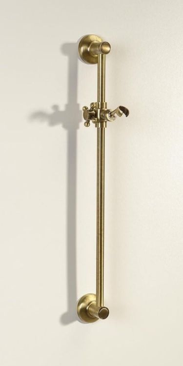 ANTEA drążek prysznicowy z suwakiem, 570mm, brąz