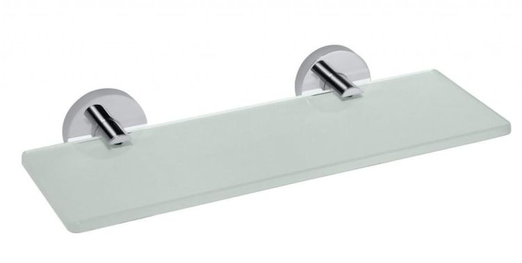 X-ROUND  E półka szklana 300x130mm, chrom