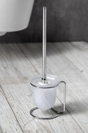 Przejdź do produktu X-ROUND E szczotka do WC do postawienia, szkło mleczne, chrom