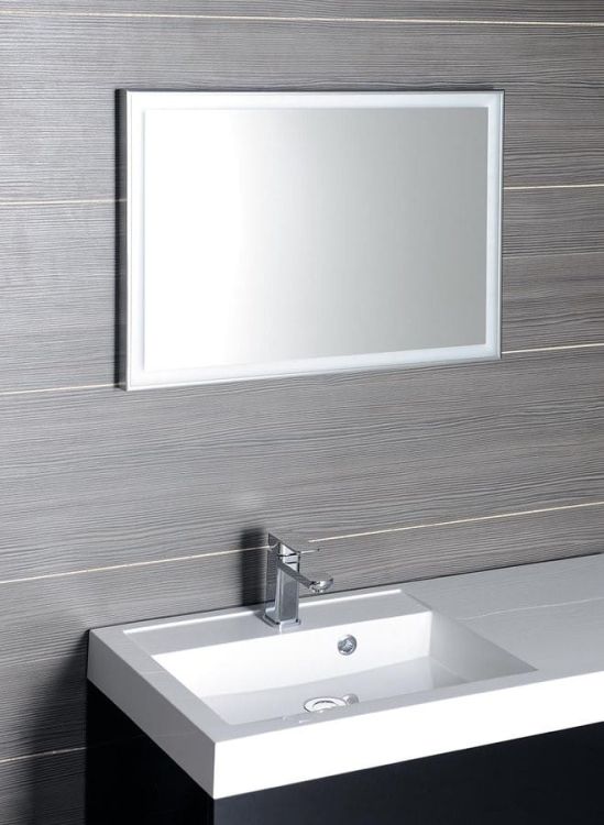 LUMINAR lustro w ramie z podświetleniem LED 700x500mm, chrom