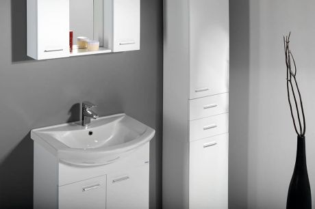 Przejdź do produktu ZOJA/KERAMIA FRESH szafka wysoka z koszem 35x184x29cm, biała