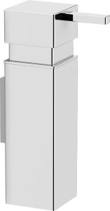 QUELLA dozownik mydła 150ml, system mocowania Lift & Clean, chrom