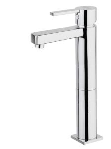 ESPADA bateria umywalkowa wysoka z odpływem, chrom