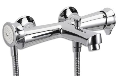 Przejdź do produktu BELINDA bateria wannowa ścienna, z uchwytem prysznica, chrom