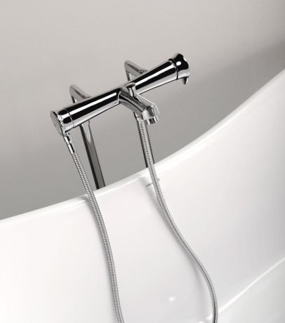 Przejdź do produktu BELINDA bateria wannowa ścienna, z uchwytem prysznica, chrom