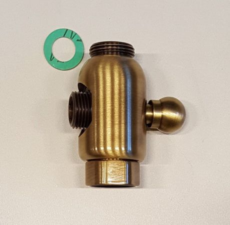 Przejdź do produktu Przełącznik kolumny prysznicowej F3/4"-M1/2 »xM3/4«, brąz (ANTEA, VANITY)