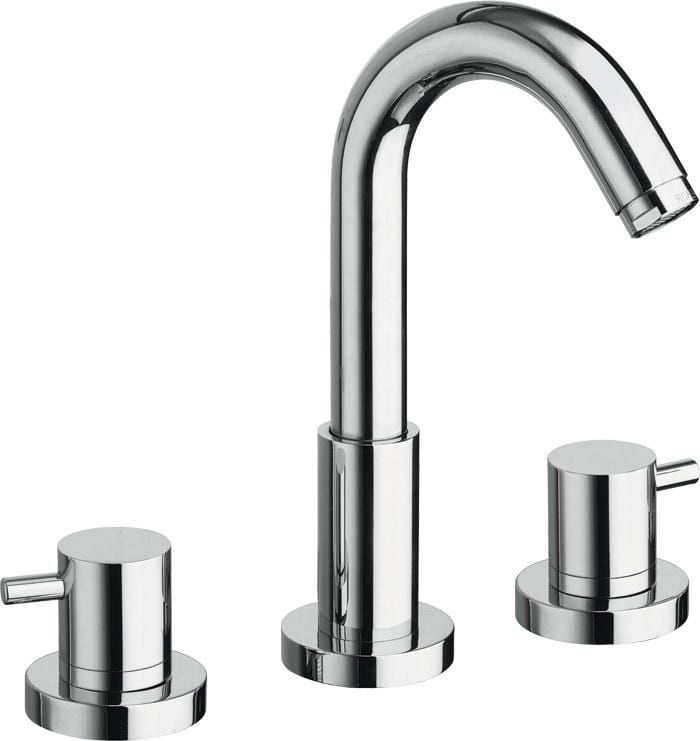 AIRTECH trzyczęściowa bateria umywalkowa bez odpływu, chrom