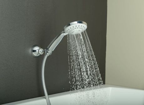 Przejdź do produktu Rączka prysznicowa z masażowa, 3-funkcyjna, średnica 100mm, ABS/chrom