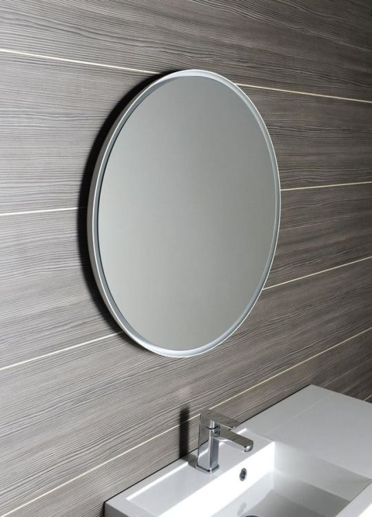 FLOAT lustro z podświetleniem LED, średnica 74cm, białe