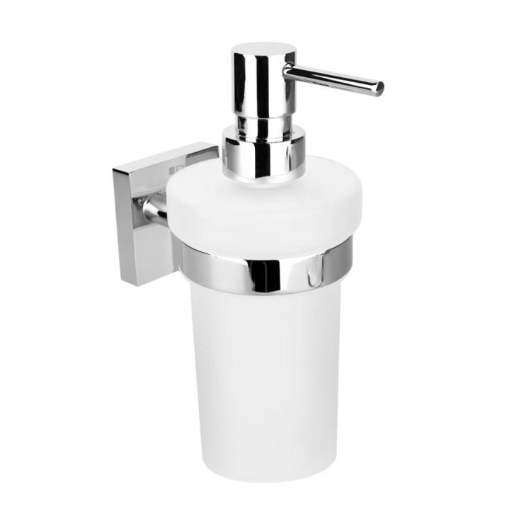 X-SQUARE dozownik mydła 200ml, chrom