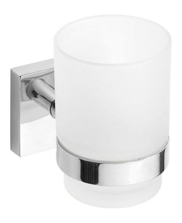 Przejdź do produktu X-SQUARE kubek, szkło mleczne, chrom