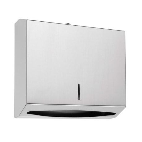 Przejdź do produktu Podajnik na ręczniki papierowe 270x265x115mm, stal nierdzewna mat