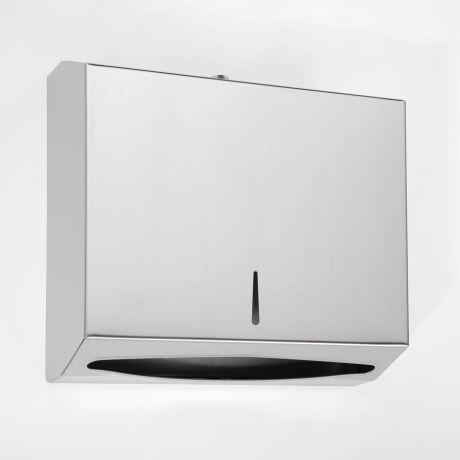 Przejdź do produktu Podajnik na ręczniki papierowe 270x265x115mm, stal nierdzewna mat