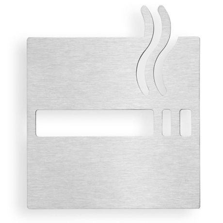 Przejdź do produktu Palenie dozwolone, tabliczka 120x120mm, stal nierdzewna polerowana