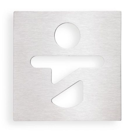 Przejdź do produktu Przewijanie niemowląt, tabliczka 120x120mm, stal nierdz. szczotkowana
