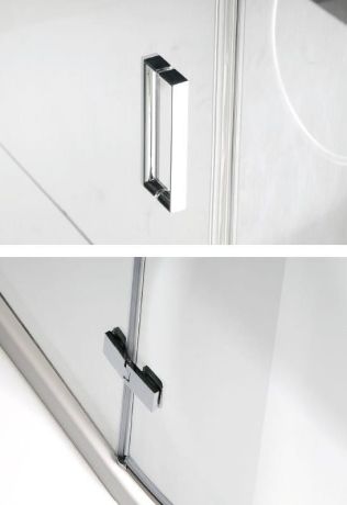 Przejdź do produktu VITRA LINE kabina bez wieszaka na ręczn. prostokąt 1100x900mm, lewa, szk. czyste