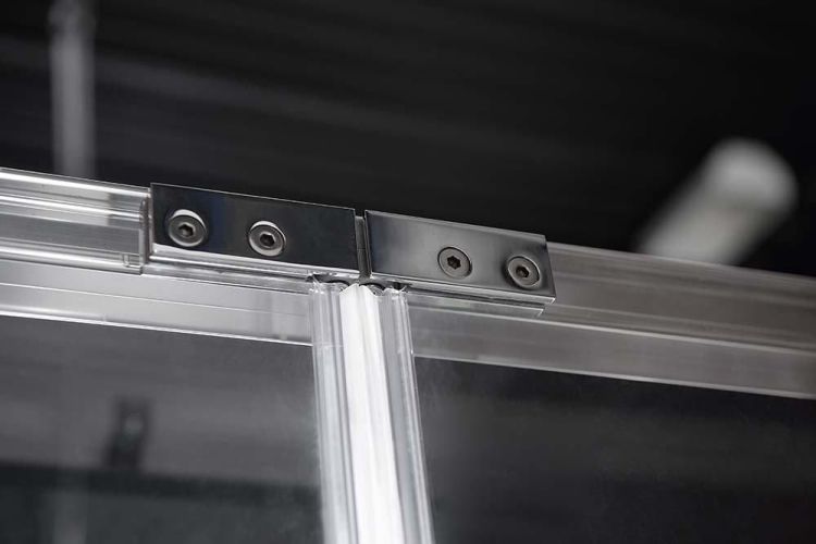 LUCIS LINE drzwi prysznicowe skadane 900mm, szkło czyste