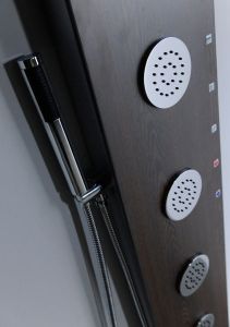 5SIDE ROUND panel prysznicowy 250x1550mm, wenge