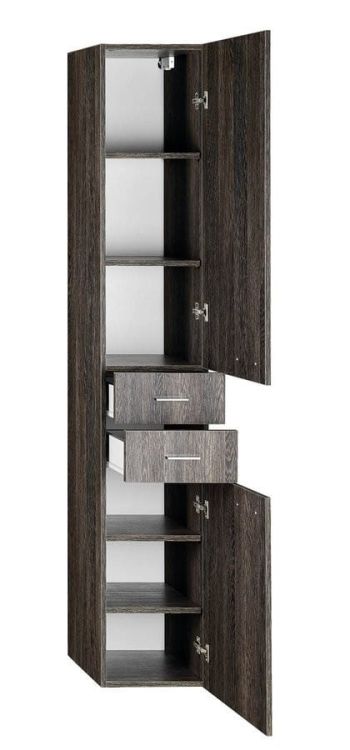 ZOJA/KERAMIA FRESH szafka wysoka 35x184x29cm, mali wenge