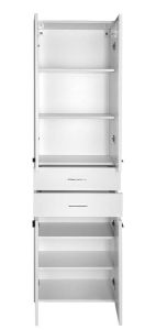 ZOJA/KERAMIA FRESH szafka wysoka, z szufladami 50x184x29 cm, biała