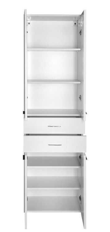 ZOJA/KERAMIA FRESH szafka wysoka, z szufladami 50x184x29 cm, biała