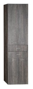 ZOJA/KERAMIA FRESH szafka wysoka, z szufladami 50x184x29 cm, mali wenge