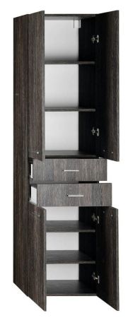 Przejdź do produktu ZOJA/KERAMIA FRESH szafka wysoka, z szufladami 50x184x29 cm, mali wenge