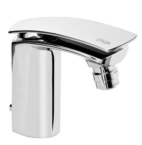 FLO bateria bidetowa z odpływem, chrom