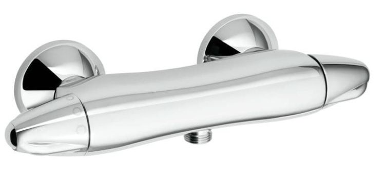 FLO naścienna bateria prysznicowa, chrom
