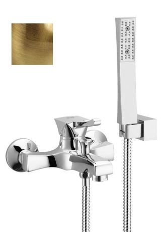 Przejdź do produktu CHIC naścienna bateria wannowa, kompletna, brąz