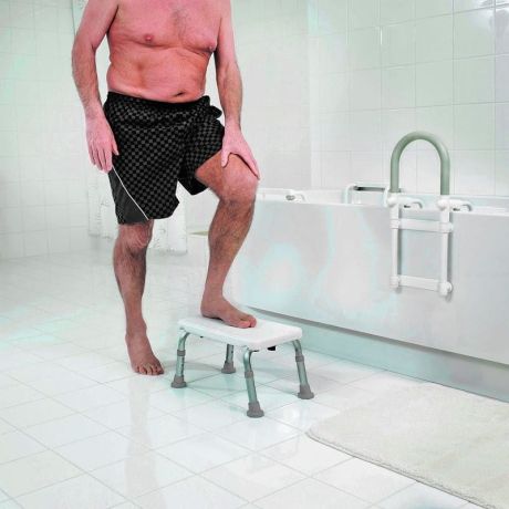 Przejdź do produktu HANDICAP Taboret łazienkowy na nogi, biały