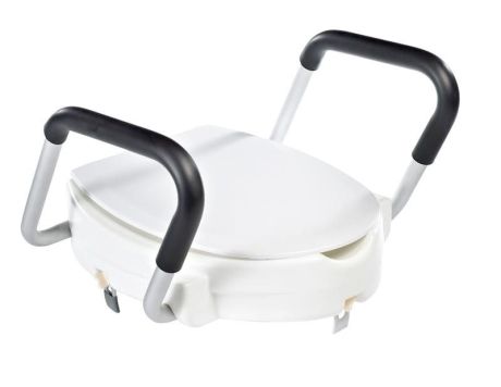 Przejdź do produktu HANDICAP Deska WC podwyższona 10 cm, z uchwytami, biała