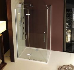 VITRA LINE kabina pryszn.bez wiesz.na ręczn.prostokąt 1000x900mm, L, szk. czyste
