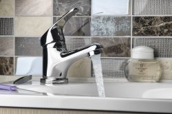 AQUALINE 35 bateria umywalkowa dźwigniowa, chrom