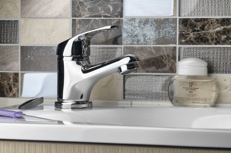 AQUALINE 35 bateria umywalkowa dźwigniowa, chrom