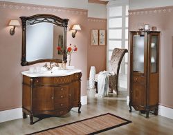 GIGLIO szafka wysoka 50x170x39,5 cm, noce