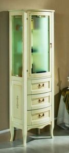 CALLA szafka wysoka 50x170x39,5cm, avorio decor