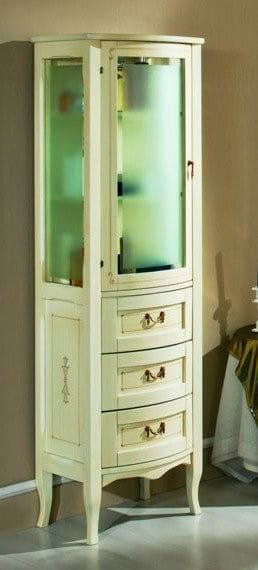 CALLA szafka wysoka 50x170x39,5cm, avorio decor