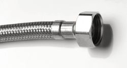 SET zamienne węże do baterii na brzeg wanny, F1/2'- F1/2',275cm, chrom
