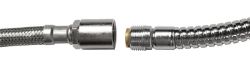 SET zamienne węże do baterii na brzeg wanny, F1/2'- F1/2',275cm, chrom