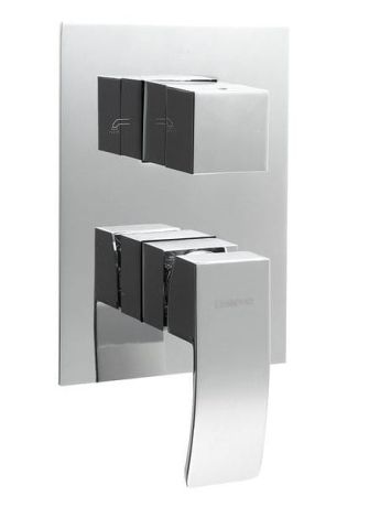 Przejdź do produktu GINKO bateria prysznicowa, podtynkowa, 3 wyjścia, chrom