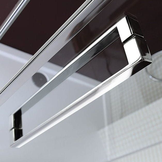 LUCIS LINE uchwyt kwadratowy, 20x340x36mm, para, chrom