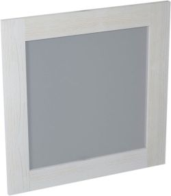 BRAND lustro 80x80x2cm, starobiałe