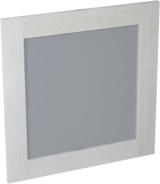 BRAND lustro 80x80x2cm, starobiałe