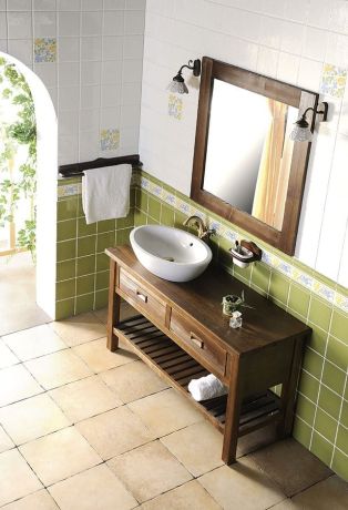 Przejdź do produktu BRAND lustro 130x70x2cm, świerk bejcowany