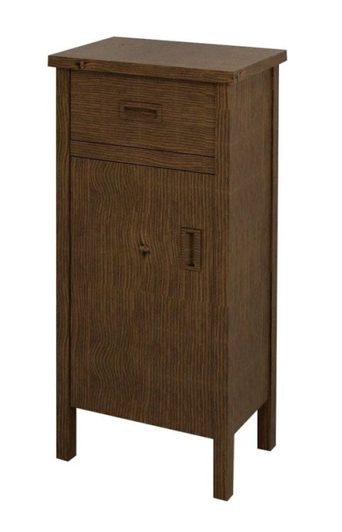 BRAND szafka niska, 48x110x33cm, lewa, świerk bejcowany